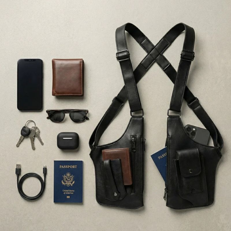 Secure Travel Harness Bag