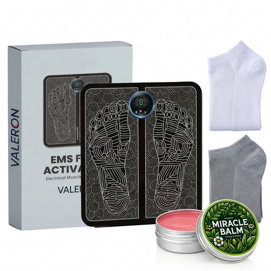 Full Recovery Pack - 2 EMS Plate + 2 Pair Socks + 1 Miracle Balm